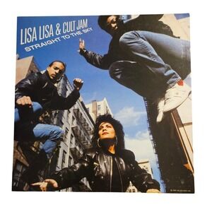 Lisa Lisa & Cult Jam Straight to‎ the Sky 12x12 2-Sided Flat Promo Poster 1989